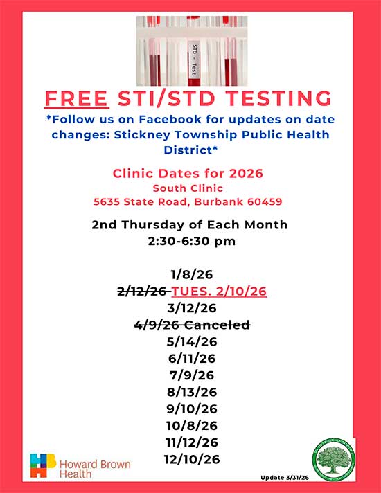 clinic dates 2026
